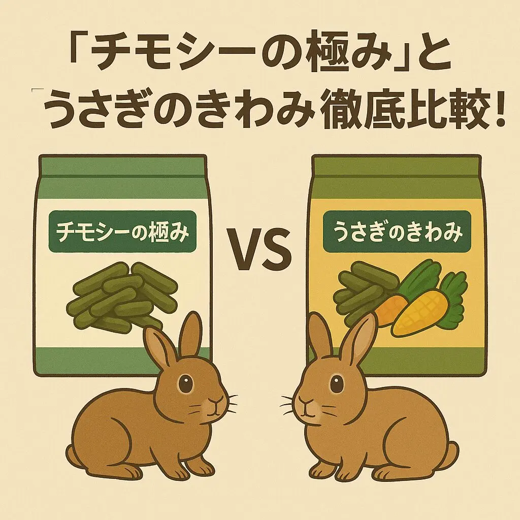 徹底比較】チモシーの極みとうさぎのきわみ｜特徴・違い・口コミ