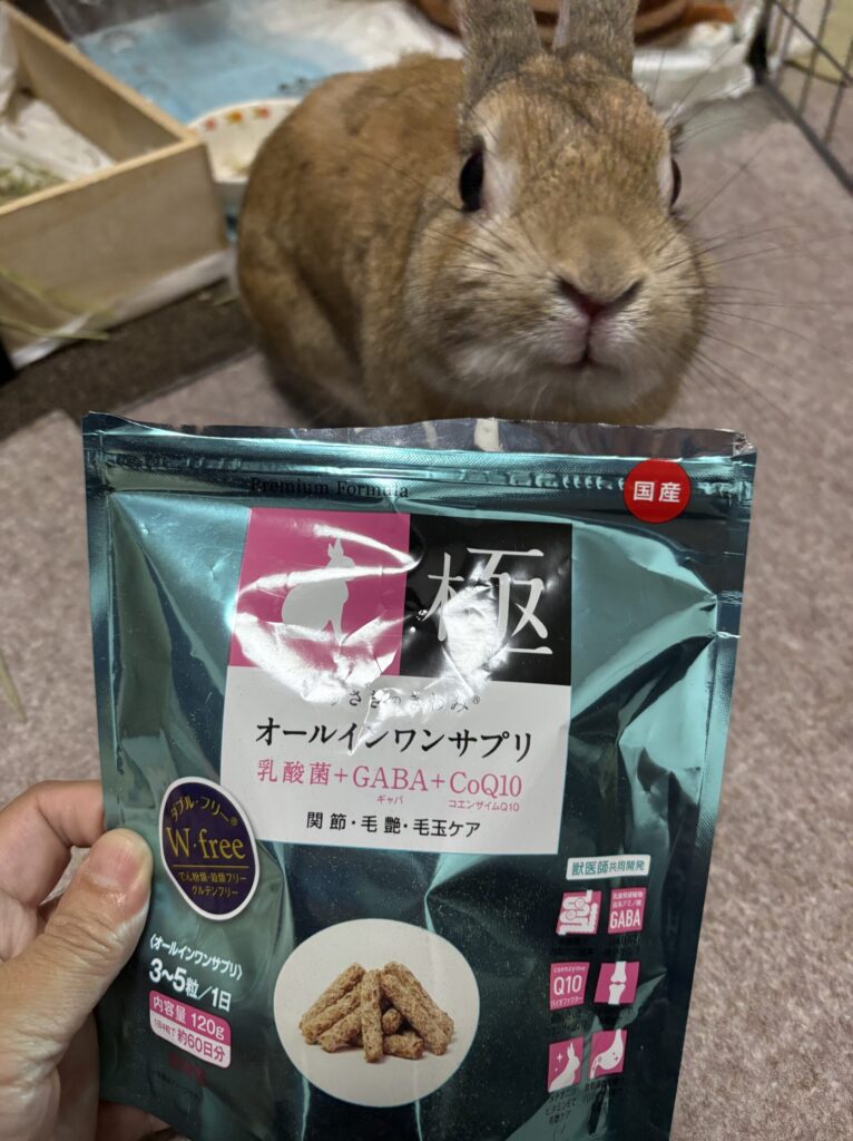 うさぎの極みオールインワンサプリとうさぎ
