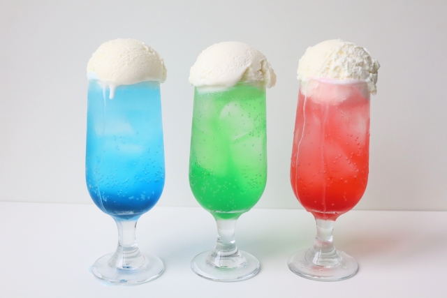 クリームソーダ3種類