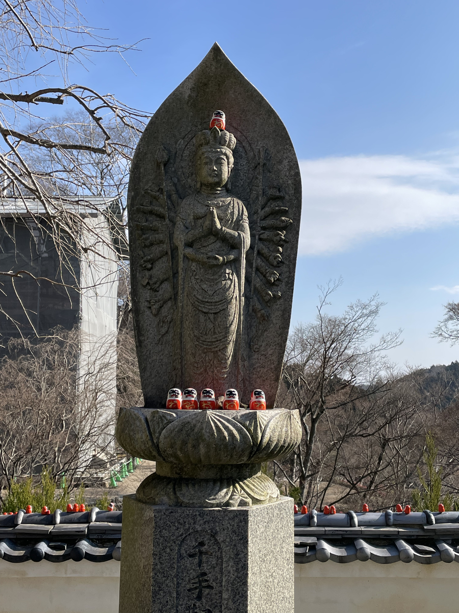 勝尾寺での初詣風景
