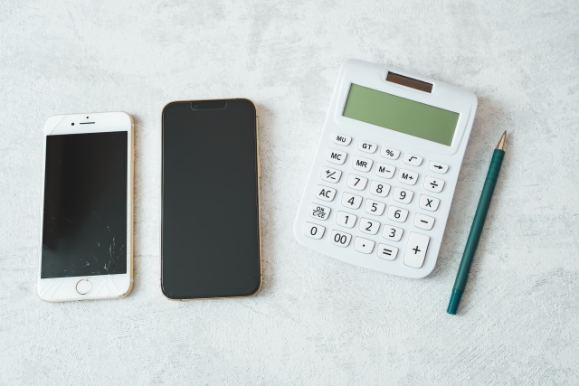 スマホと電卓で料金のシミュレーション