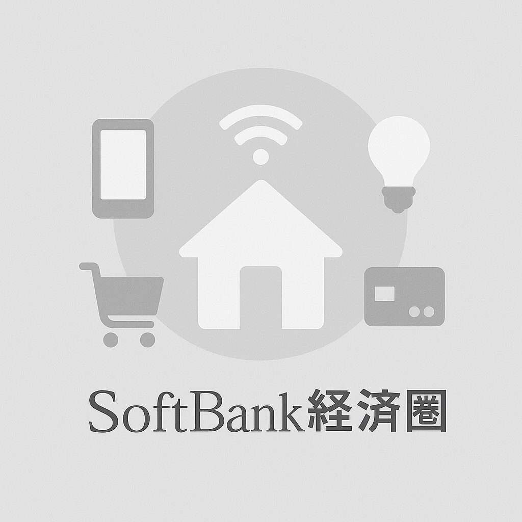 PayPayと連携できるソフトバンク経済圏のイラスト