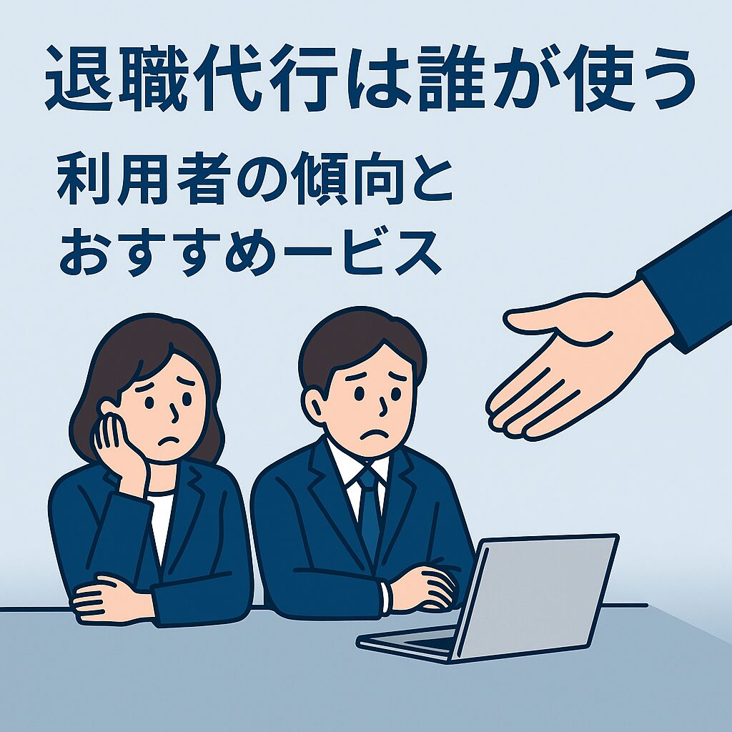 退職代行は誰が使う？ 利用者の傾向とおすすめ