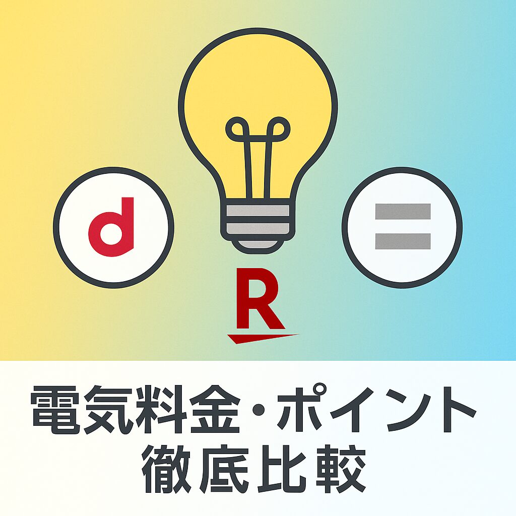 電気料金・ポイント徹底比較