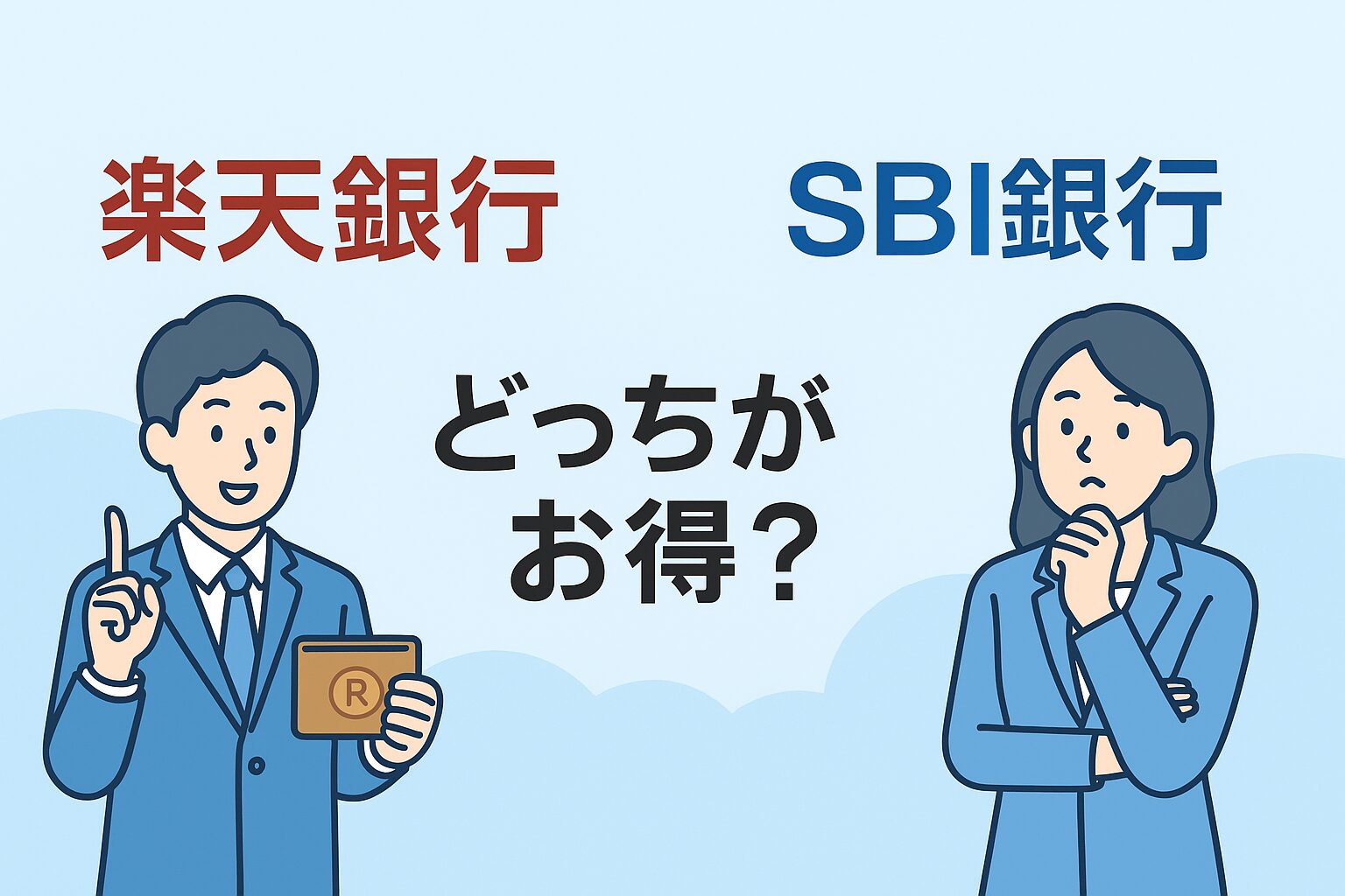 どっちがお得？楽天銀行とSBI銀行を比較