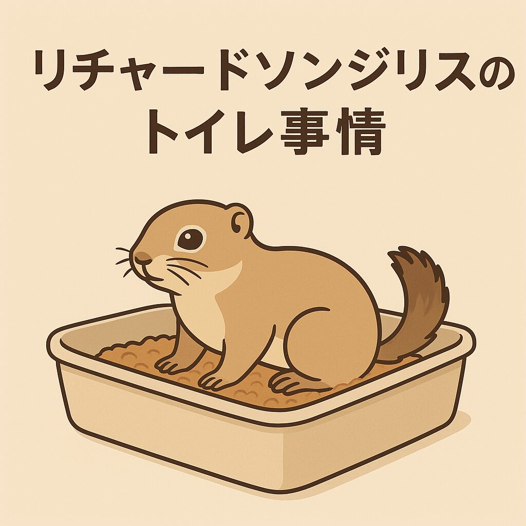 リチャードソンジリスのトイレ事情