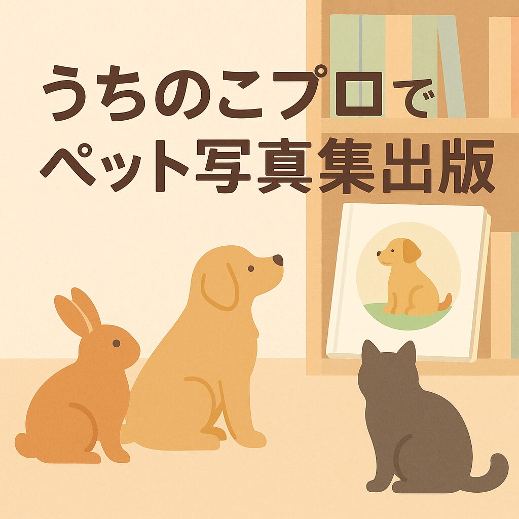 うさぎや犬・猫など大切なペットの思い出を写真集に。令和出版の「うちのこプロ」で形に残しましょう。