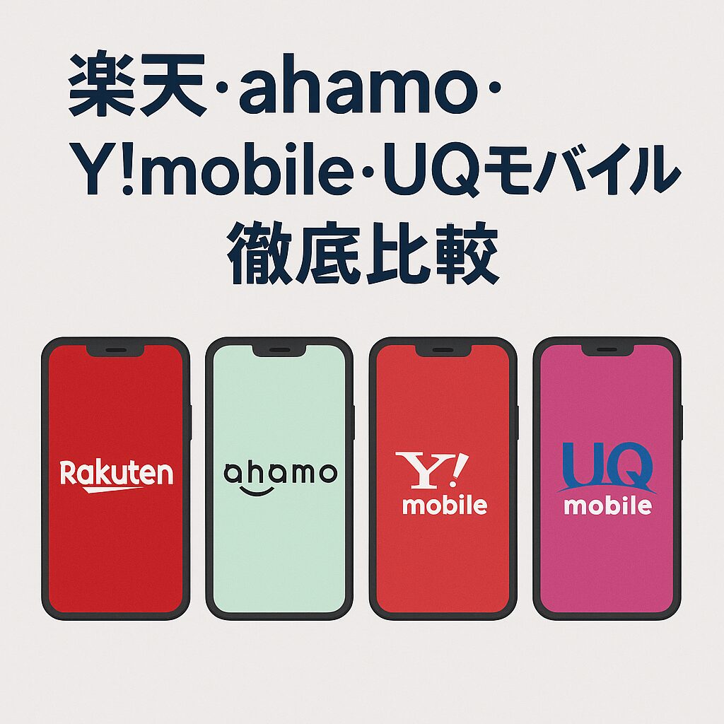料金と速度の違いがわかるスマホ比較