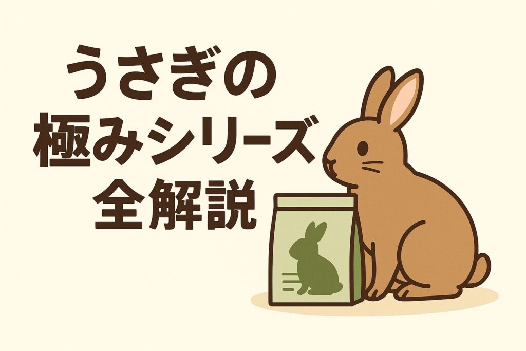 主食・トリーツ・牧草補助まで全種類をわかりやすく紹介