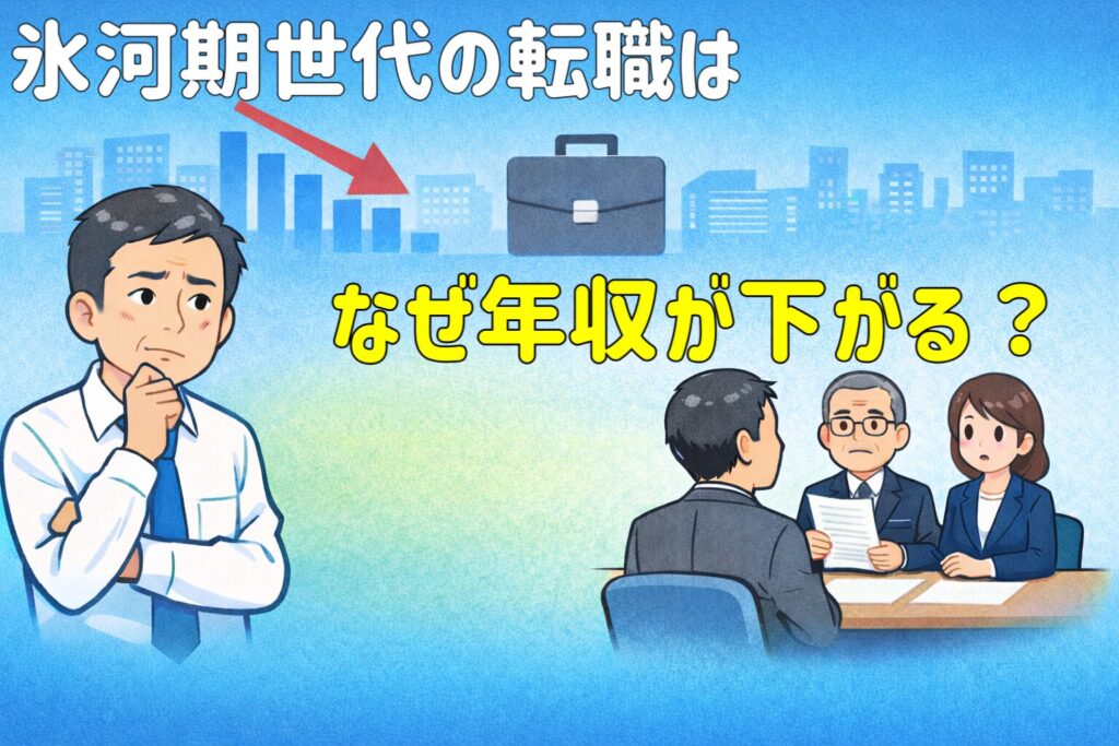 氷河期世代の転職で起きがちな「年収ダウン」の現実を整理