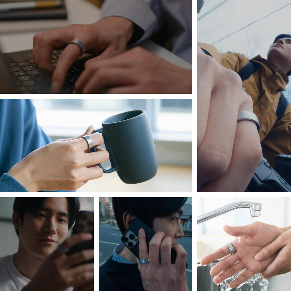 Smart Recovery Ring の日常での使用シーンを示す参考画像です。