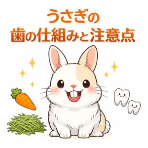 うさぎの歯は一生伸び続ける