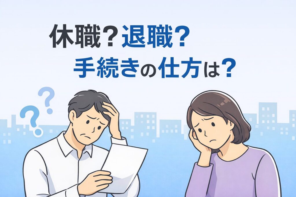 休職と退職、何が違う？ 制度と手続きの基本を整理