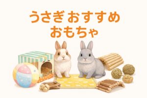 実際に使ってわかった、うさぎが遊んだおもちゃ
