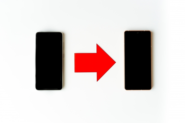 スマホ２台で乗り換えのイメージ