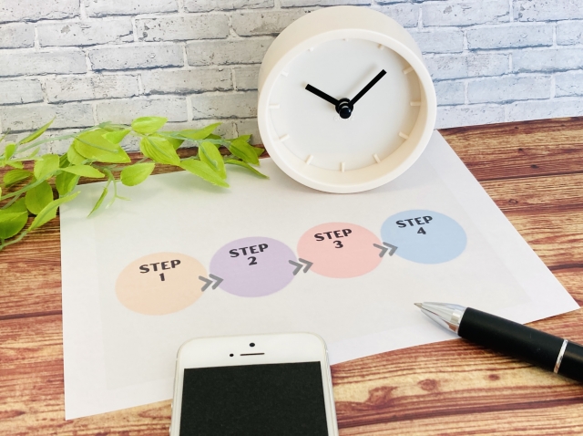 スマホの乗り換えのステップのイメージ