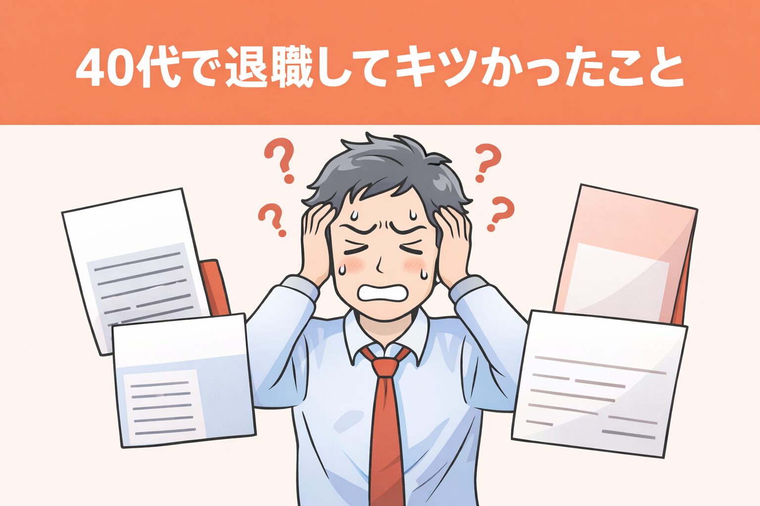 40代で退職したら何がキツい？税金・保険・年金の現実