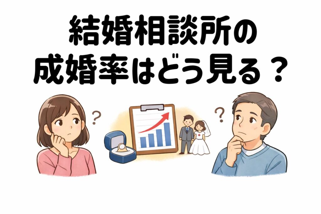 結婚相談所を選ぶとき、成婚率はどこまで信用できるのか