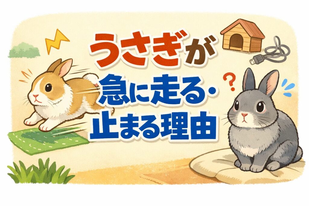 元気なダッシュと突然の静止の違いをわかりやすく解説