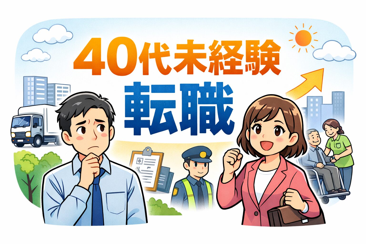 40代未経験転職の現実と仕事